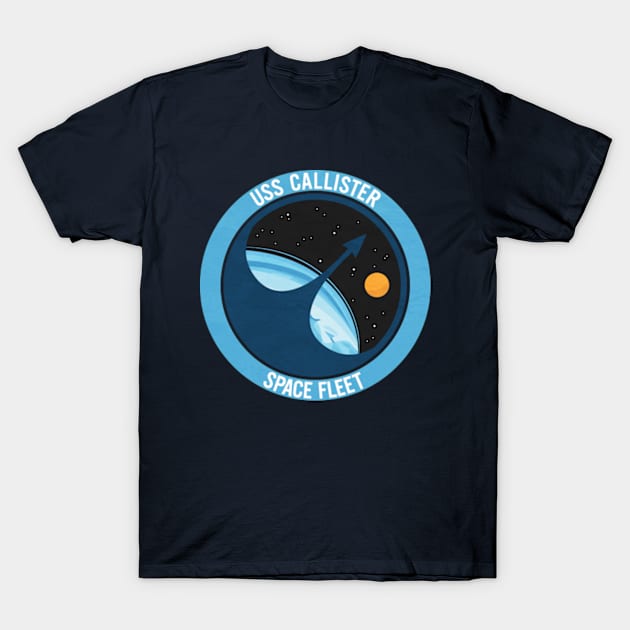 Retro Space Fleet T-Shirt by Plan8